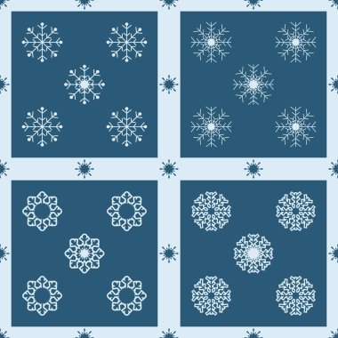 Noel kar taneleri sorunsuz arka plan.