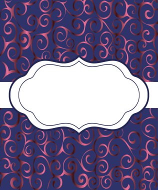 Vintage çerçeve arka plan davet süsleme