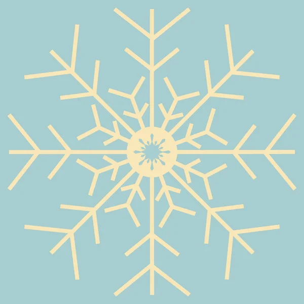 Navidad copos de nieve sin costura de fondo . — Vector de stock