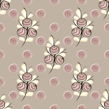 Soyut çilek seamless modeli.