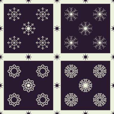 Noel kar taneleri sorunsuz arka plan.