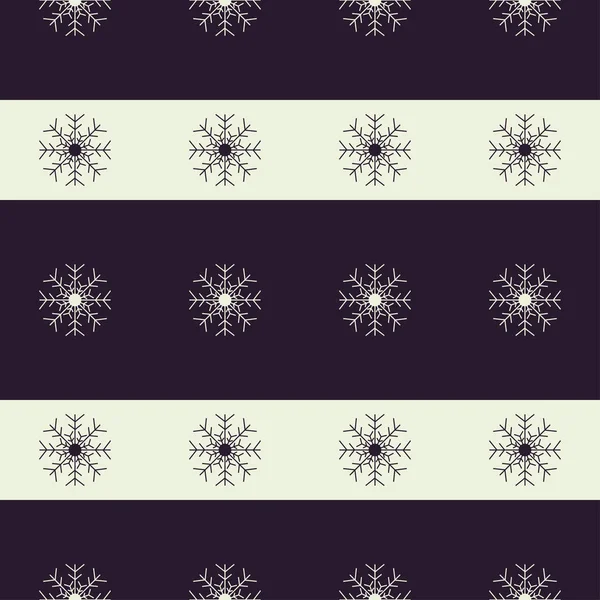 Рождественские снежинки бесшовный фон . — стоковый вектор