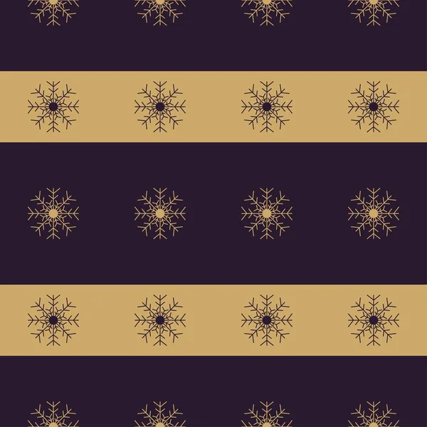 Noël flocons de neige fond sans couture . — Image vectorielle