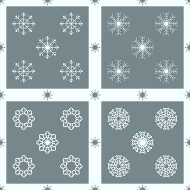 Noel kar taneleri sorunsuz arka plan.