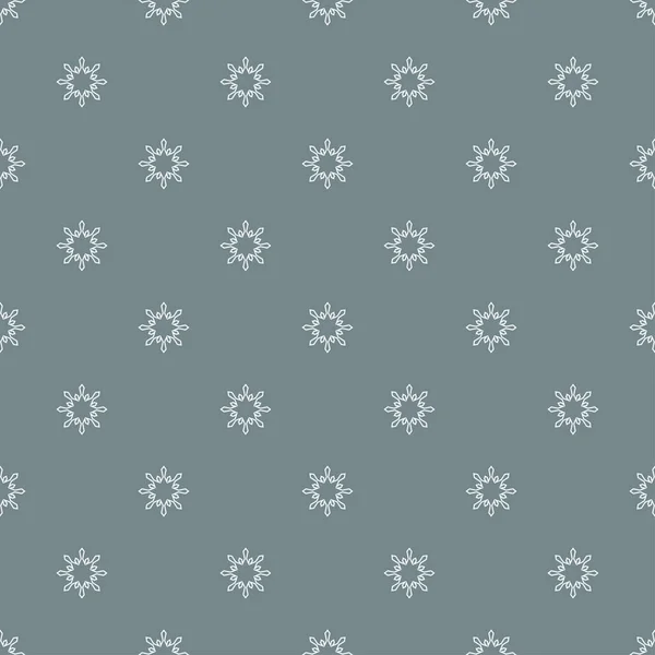 Christmas snowflakes seamless background. — Stock Vector