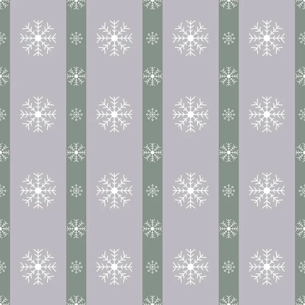 Navidad copos de nieve sin costura de fondo . — Archivo Imágenes Vectoriales