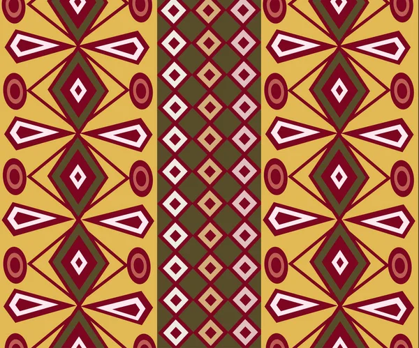 Ethnische abstrakte helle Muster Hintergrund. — Stockvektor