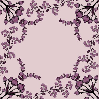 Çilek doğal vektör arka plan.