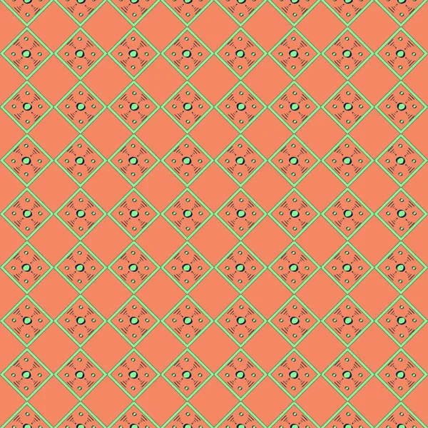 抽象的な幾何学的なエスニック シームレスな飾りパターン. — ストックベクタ