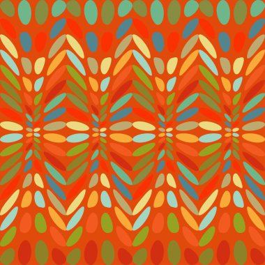 Oval renkli arka plan.