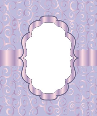 Vintage çerçeve arka plan davet süsleme