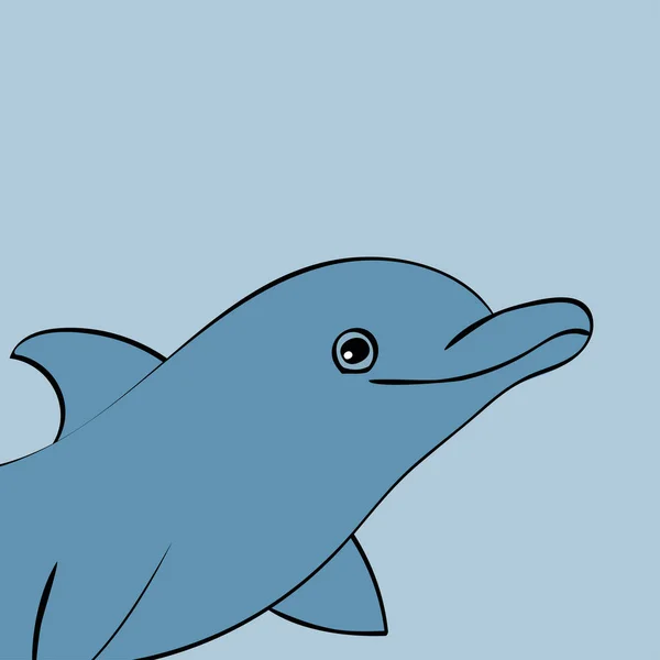 Силуэт дельфинов  . — стоковый вектор