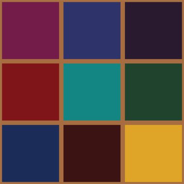 Parlak mozaik Dikişsiz desen arka plan kare karolar