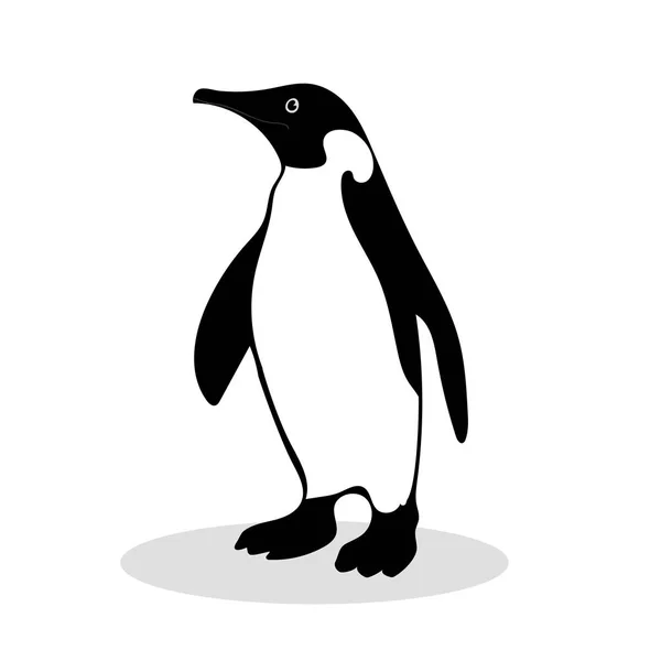 Pinguim símbolo família lealdade — Vetor de Stock