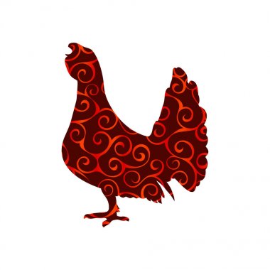 Çalıhorozu kuş renk siluet hayvan