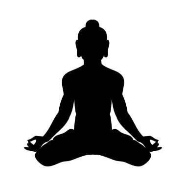 Krishna siluet geleneksel din maneviyat