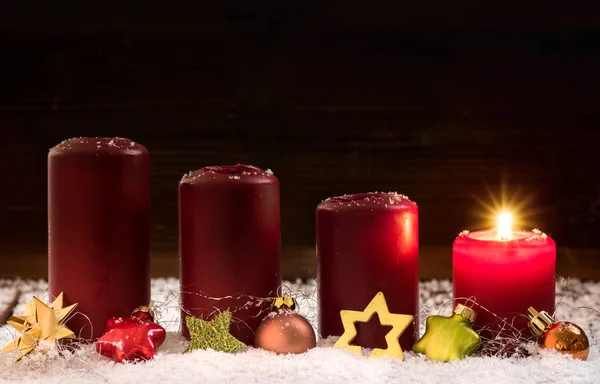 (1) Advent karácsony — Stock Fotó