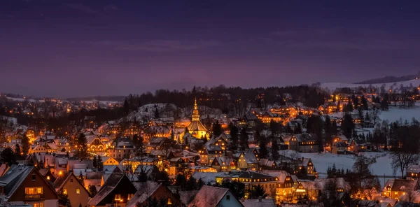 Karácsonyi Seiffen Oremountains Szászország-Németország — Stock Fotó