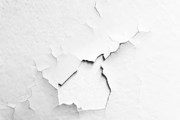 Cracked flaking white paint, Background Texture — Stock Photo, Image