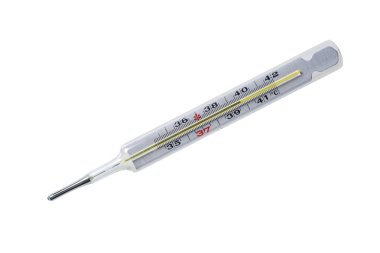 Klinik mercury termometre.