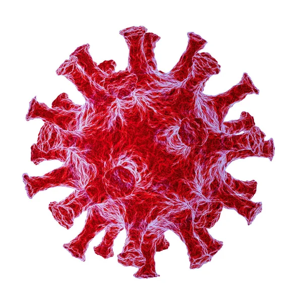 Sars Cov Coronavirus 2019 Ncov Wuhan Virus Koncept Vykreslení Koronaviru — Stock fotografie
