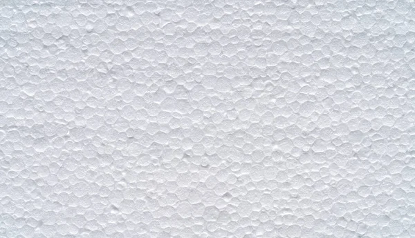 Closeup White Polystyrene Surface — Stock Photo, Image