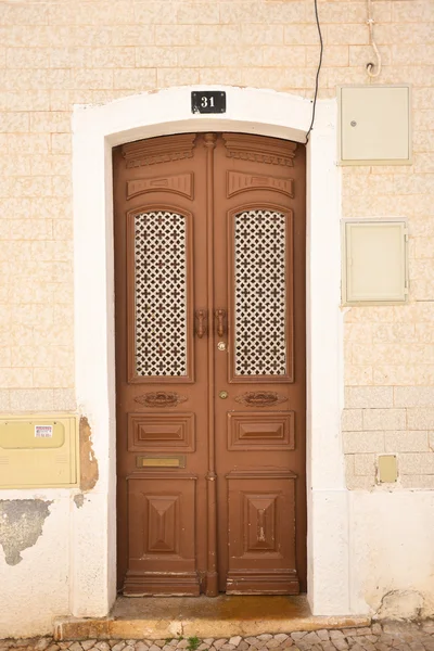 Várias portas em Portugal — Fotografia de Stock