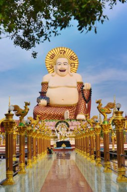 koh samui Tayland Tapınağı'nda Buda heykeli