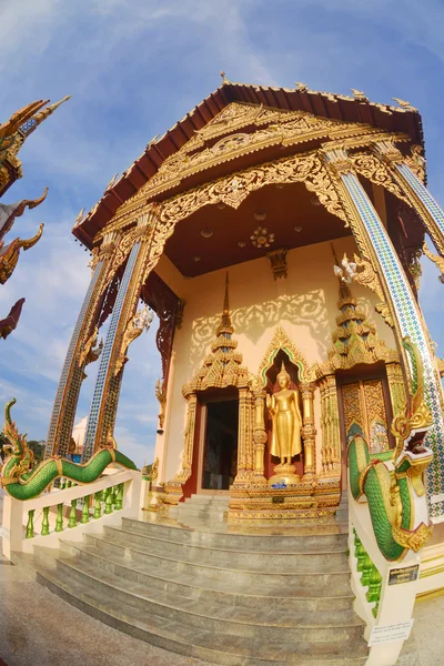 Boeddhabeeld tempel op koh samui thailand — Stockfoto