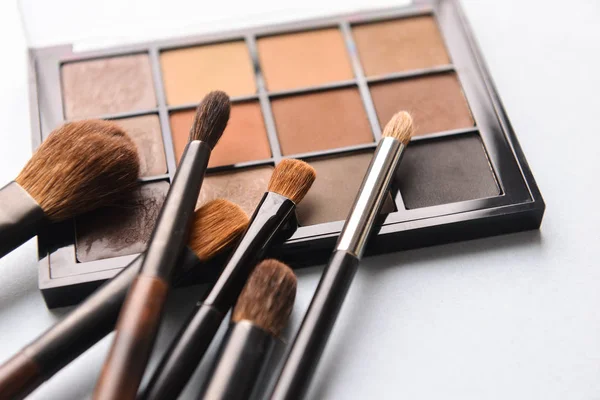 Professionele make up borstels voor make-up — Stockfoto