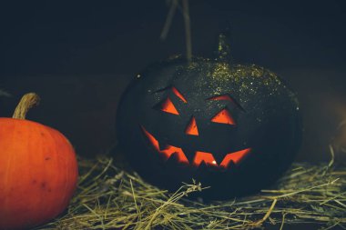 Ana sınıf Halloween dekoratif pumpkins el tarafından yapılan
