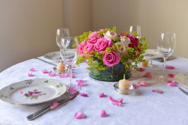 Tablo floristics ihale buket döşeme düğün