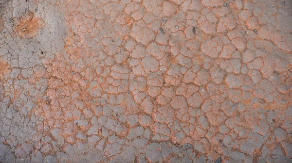 Fondo de tierra agrietada, textura del desierto de arcilla — Foto de Stock