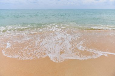 Deniz su ve kum boş geçmiş