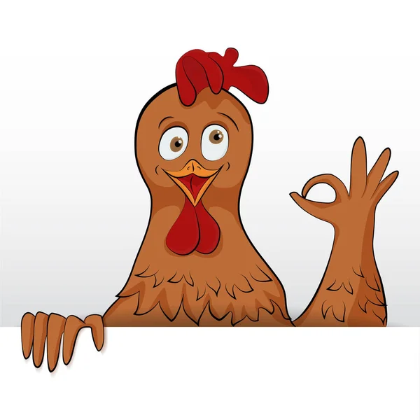 Cómico divertido polla — Vector de stock