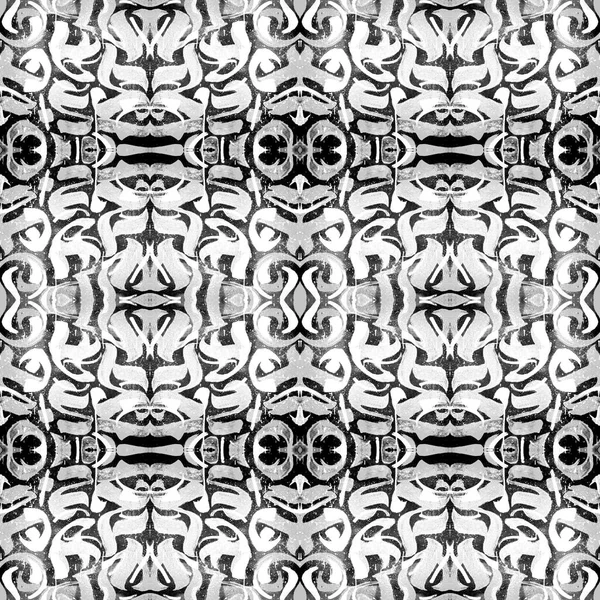 Patrón Caleidoscópico Abstracto Tribal Sin Costura Textura Moderna Elegante Repetir — Foto de Stock