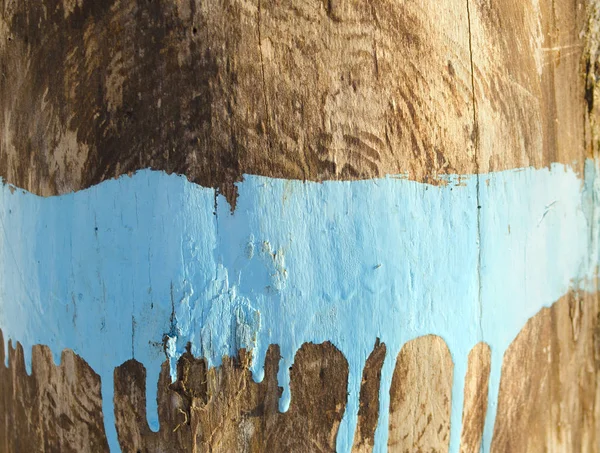 Namalované Dřevěné Pozadí Dřevě Modrá Barva Povrch Starého Dřeva Přemalovat — Stock fotografie