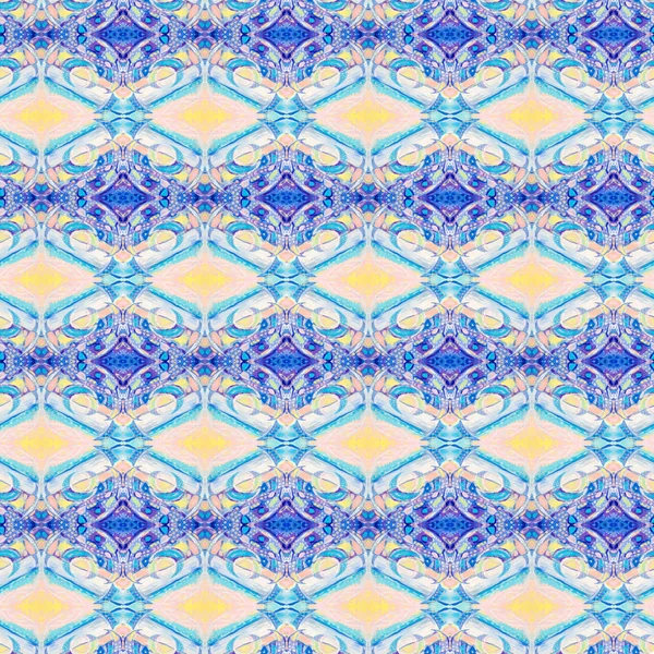 抽象芸術グランジ シームレス パターン カラフルな幾何学模様の生地テクスチャ — ストック写真