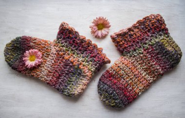 Tığ işi rahat terlikler..