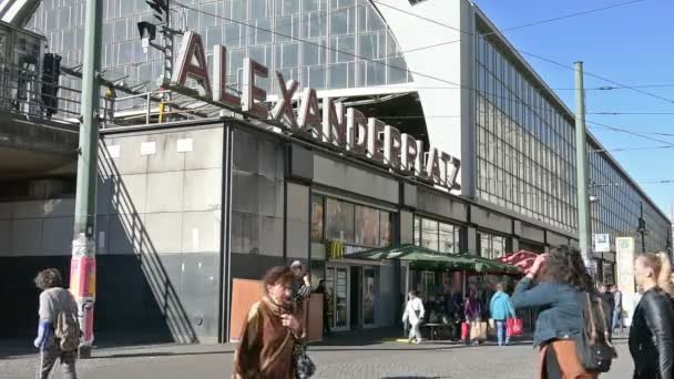 La Alexander Platz — Video Stock
