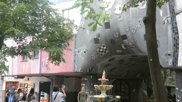 Una vista di Hundertwasser — Video Stock