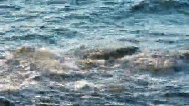 De golven op zee — Stockvideo