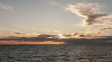 Denizde gün batımı