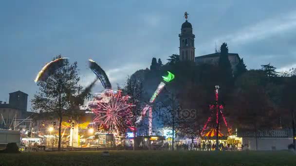 The Luna park — Stock Video