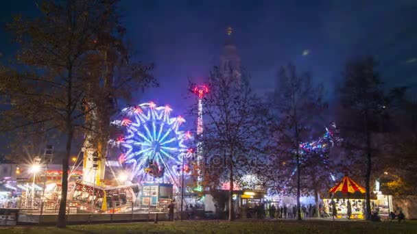 Het luna park — Stockvideo