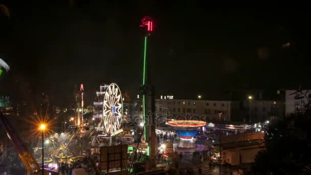 Het luna park — Stockvideo