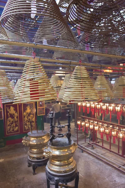 Храм Ман Мо в Гонконге — стоковое фото