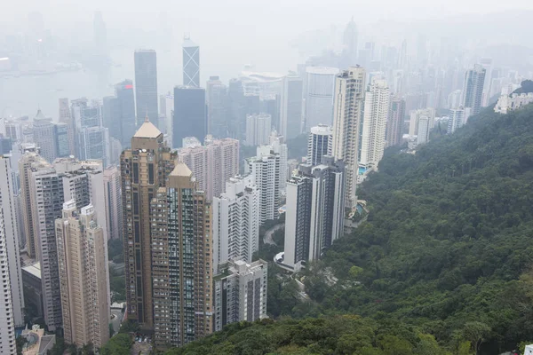 Drapacze chmur w Hong Kongu — Zdjęcie stockowe
