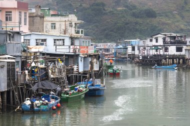 Tai O köyde Lantau Island