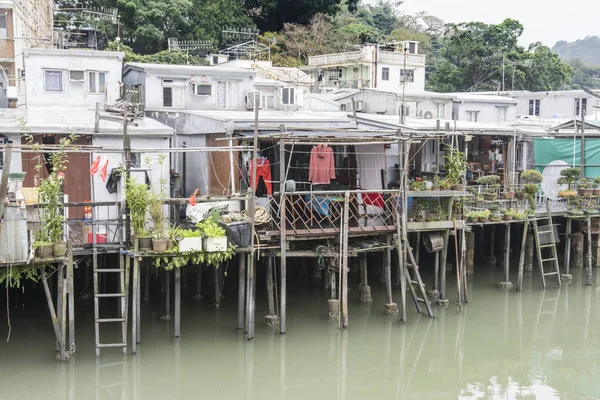 Tai O Village na ilha de Lantau — Fotografia de Stock